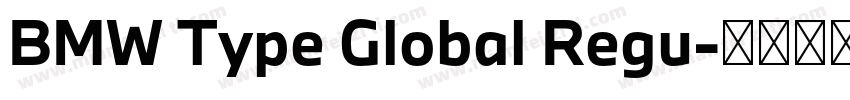 BMW Type Global Regu字体转换
